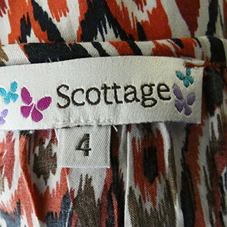 Voir photo 4 de Blouse multicolore - Femme - Scottage - Taille 4 Blouse multicolore - Femme - Scottage - Taille 4 - Vue 4 -